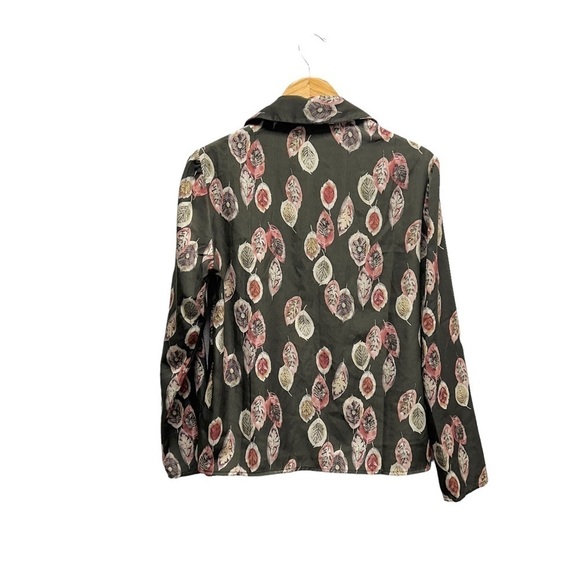 LA FEE MARABOUTEE Button Down Leaves Print Size‎ 40 - Picture 6 of 8